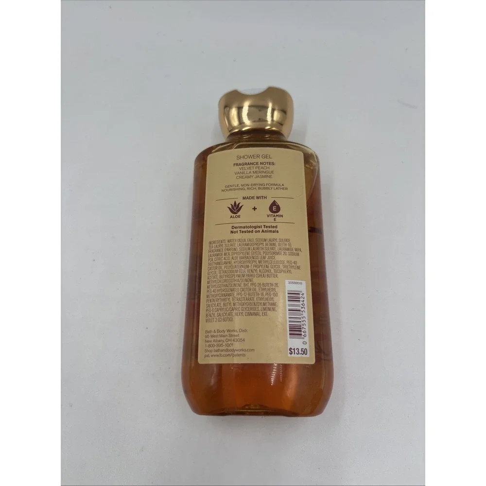Bath and Body Works Winter Peach Marshmallow Shower Gel 10 fl oz NEW